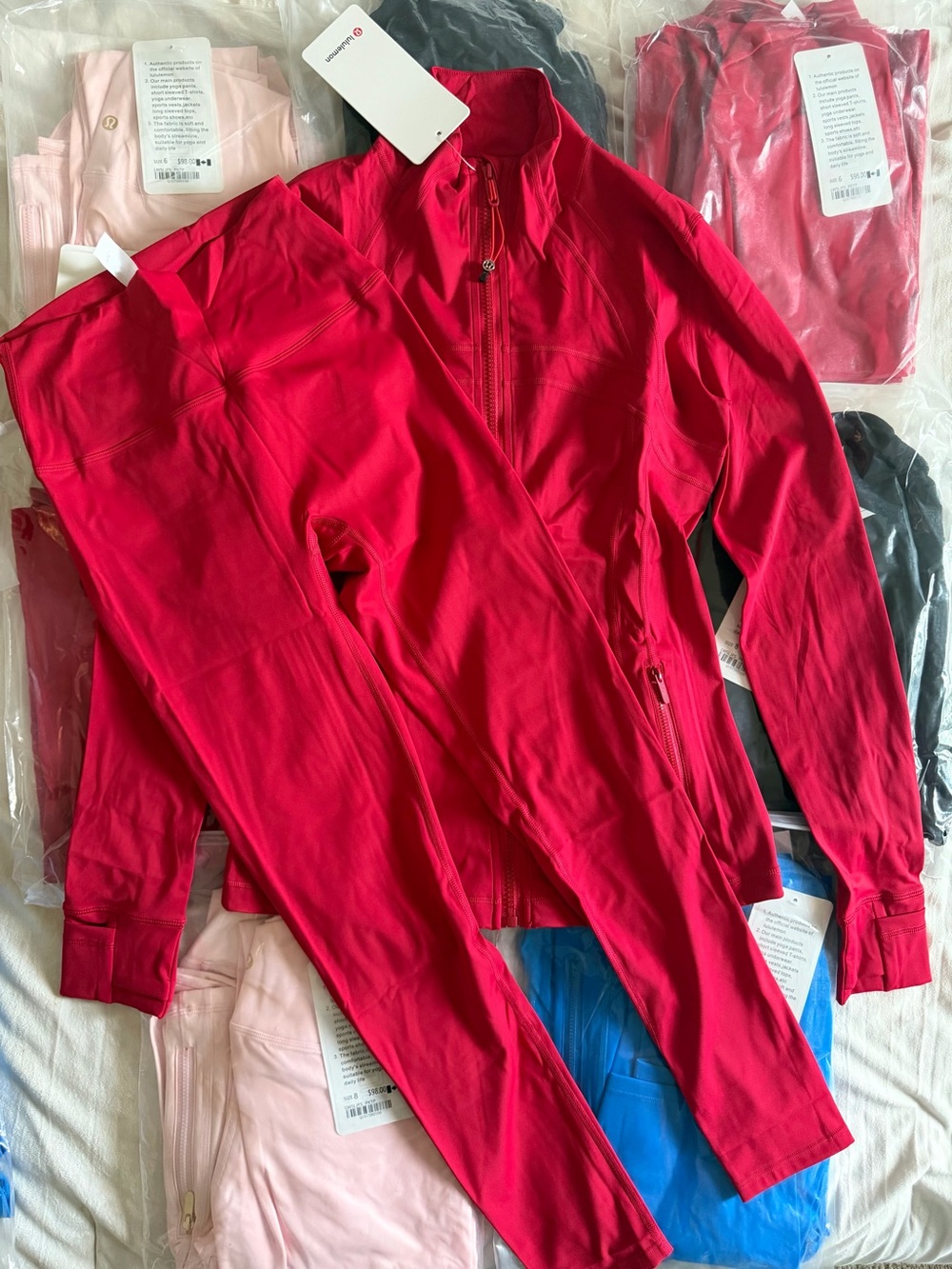 Red Matching Lulu Set